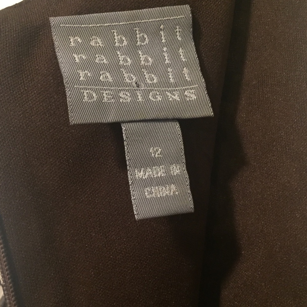 Rabbit Rabbit Rabbit Houndstooth Dress - Sz 12 - Picture 7 of 8